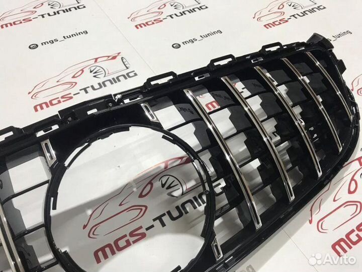 Решетка Mercedes C63AMG W205 GT style Chrome