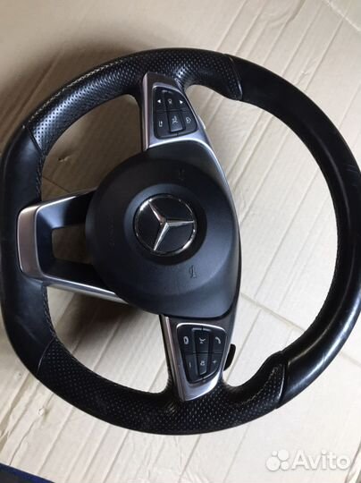 Руль в сборе с подушкой Mercedes w213