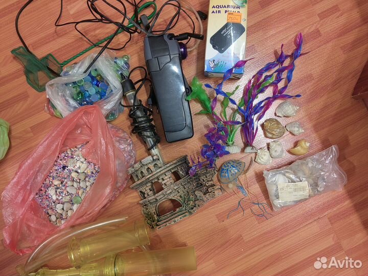 Аквариум с крышкой, 60 литров