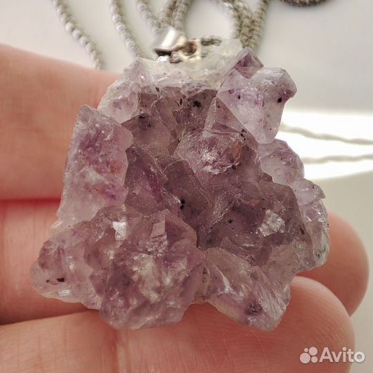 Аметист кулон 20г на цепочке