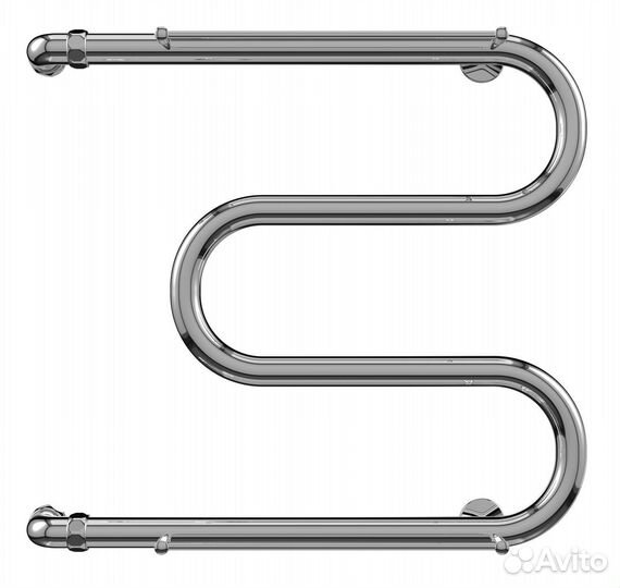 Полотенцесушитель М-обр с полкой боковой водяной