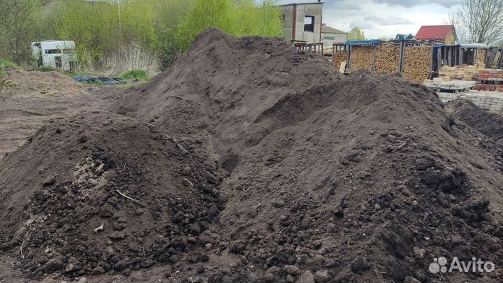 Чернозем, перегной торф песок