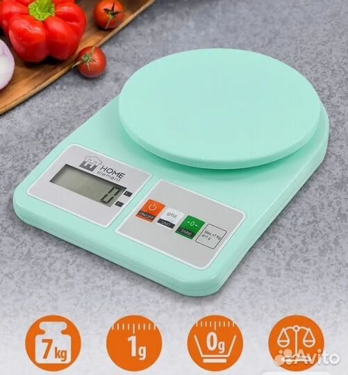 Весы кухонные,новые.Электронные.На батарейках