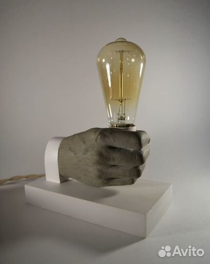 Светильник настольный ручной работы