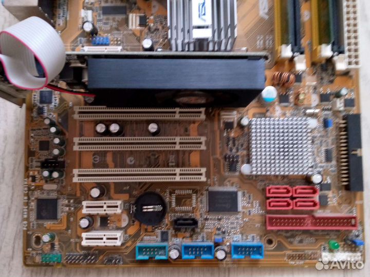 Комплект материнская плата+проц+оперативка+видюха