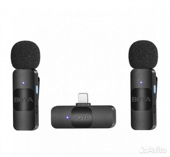 Беспроводные микрофоны Boya BY-V2