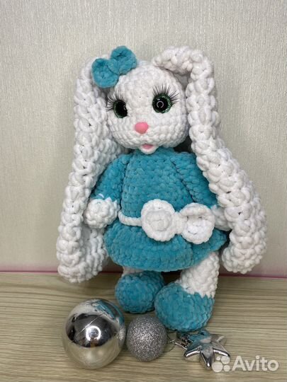 Зефирный плюшевый зайка