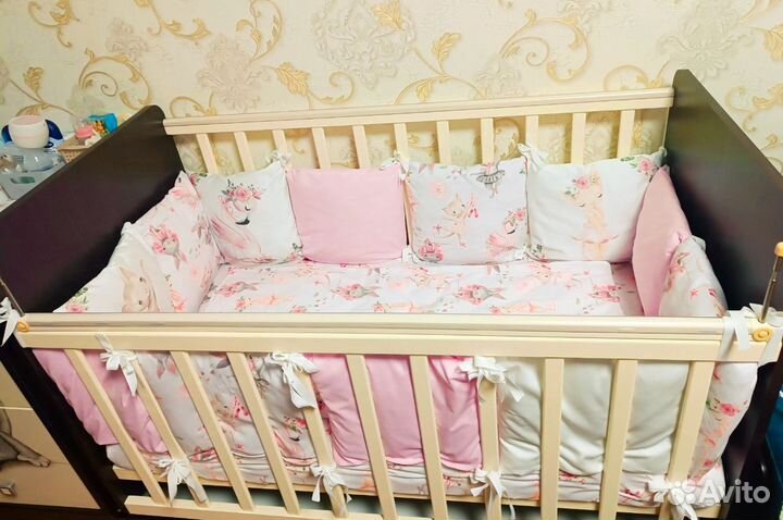 Продам-Детская кроватка с маятником трансформер