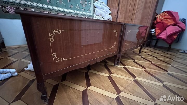 Кровать двухспальная с матрасом бу