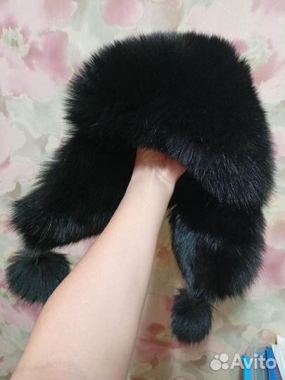 Шапка ушанка женская