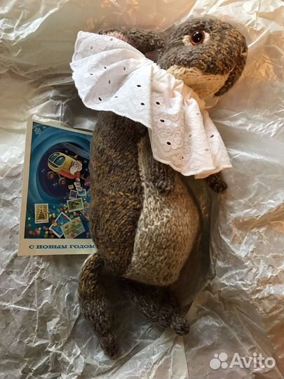 Заяц Вязаная игрушка интерьерная