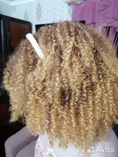 Парик афрокудри