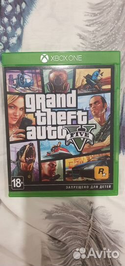 Диск на xbox one GTA 5