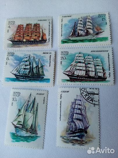 Корабли и парусники 1967,1979,1981г