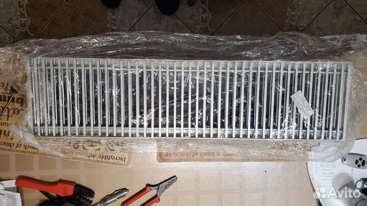 Внутрипольный конвектор с вентилятором