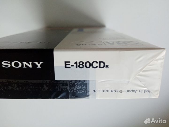 Видеокассета sony VHS новая запечатанная