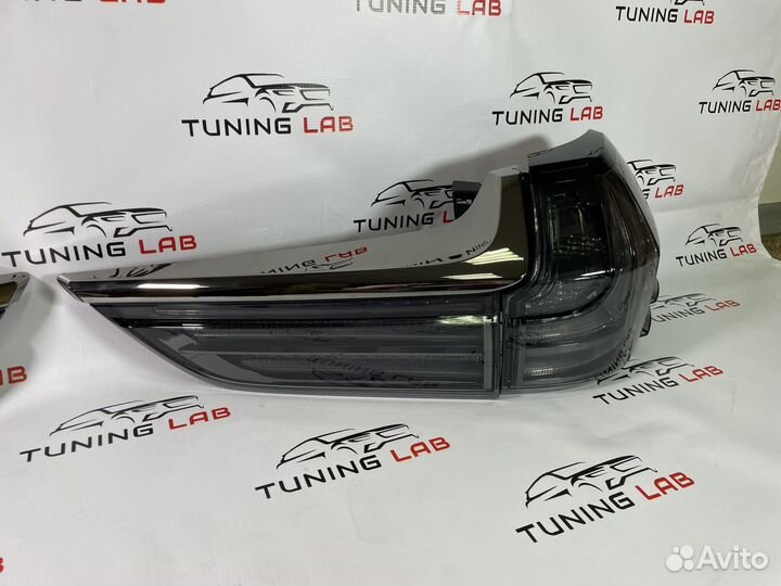 Lexus LX570 LX450d Стоп сигналы Black Vision