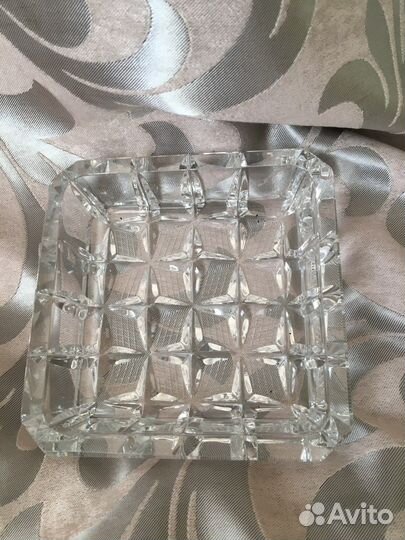 Блюдо хрустальное СССР