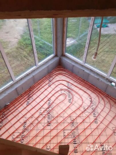 Теплый водяной пол монтаж