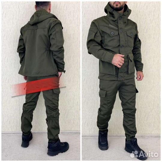 Костюм горка 8 олива на флисе костюм демисезонный