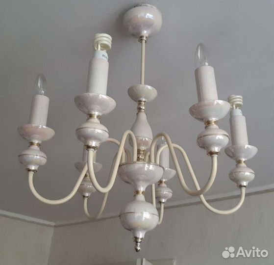 Люстра потолочная бу