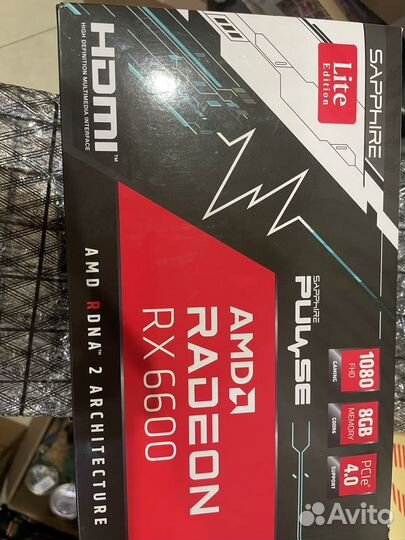 Видеокарта rx6600 8GB
