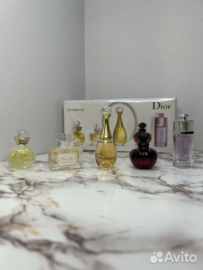 Подарочный набор Dior парфюм миниатюры