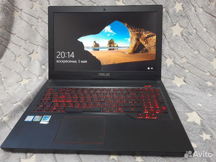 Ноутбук asus i7, gtx1060