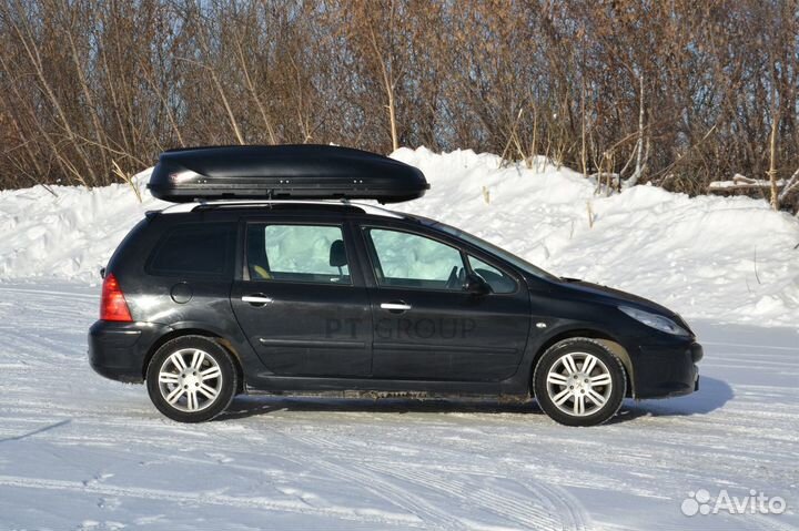 Автобокс багажник на крышу Peugeot 308