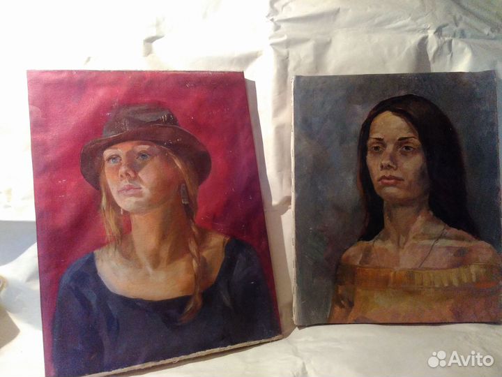 Портрет Дамы Нарисован Маслом