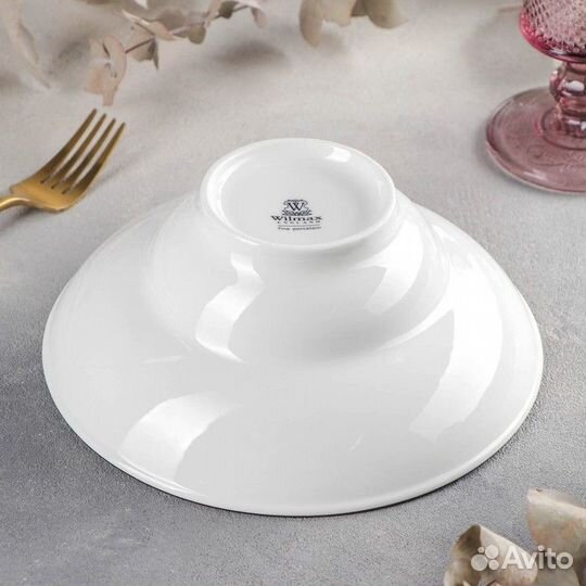 Тарелка фарфоровая для пасты Scratch, 800 мл, d19