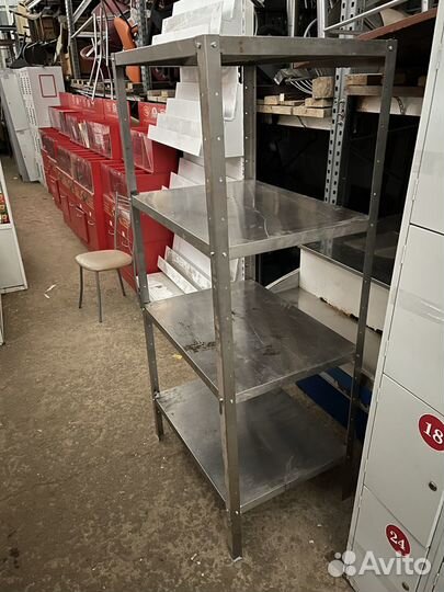 Стеллаж из нержавеющей стали 80/60/180