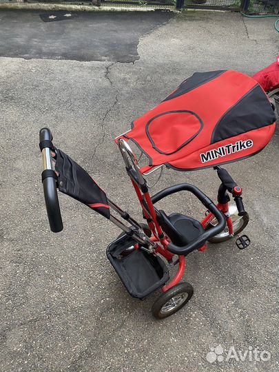 Mini trike велосипед 3-х колесный с ручкой