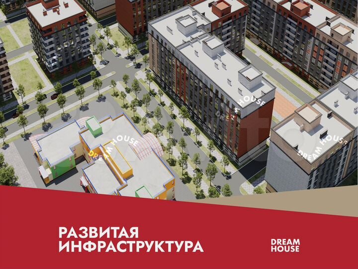 1-к. квартира, 58,3 м², 6/8 эт.