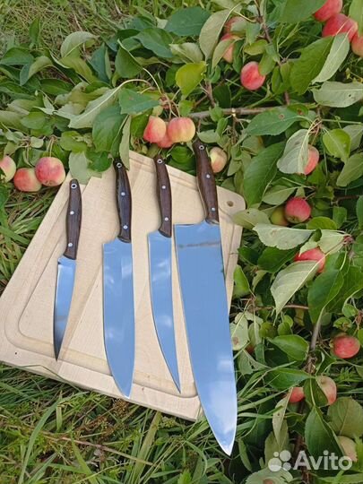 Набор кухонных ножей сталь D2