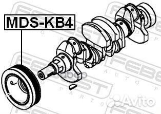 Шкив коленвала MDS-KB4 Febest