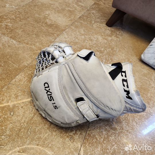 Комплект ловушка и блин защита для вратаря Хоккей