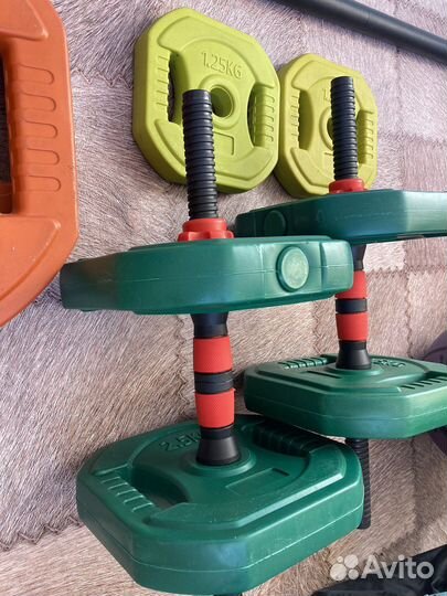 Гантели разборные штанга