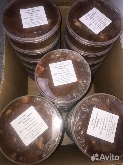 Икра красная, сельди, мойвы и продукция с Камчатки