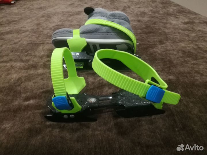 Коньки детские раздвижные двухполозные СССР