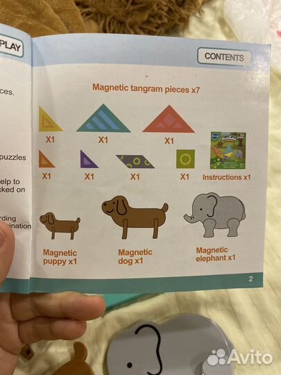 Танграм головоломка Hola животные