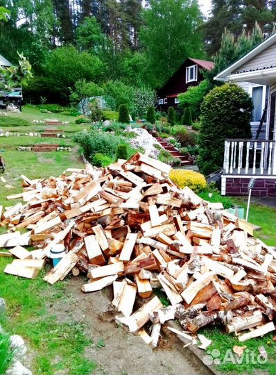 Дрова сухие навалом
