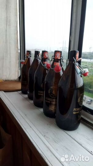 Бутылка стеклянная 1 л