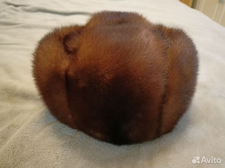 Норковая шапка мужская