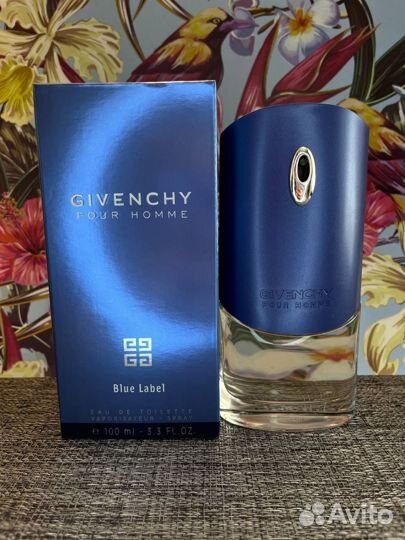 Givenchy Pour Homme Blue Label Мужской Парфюм Euro