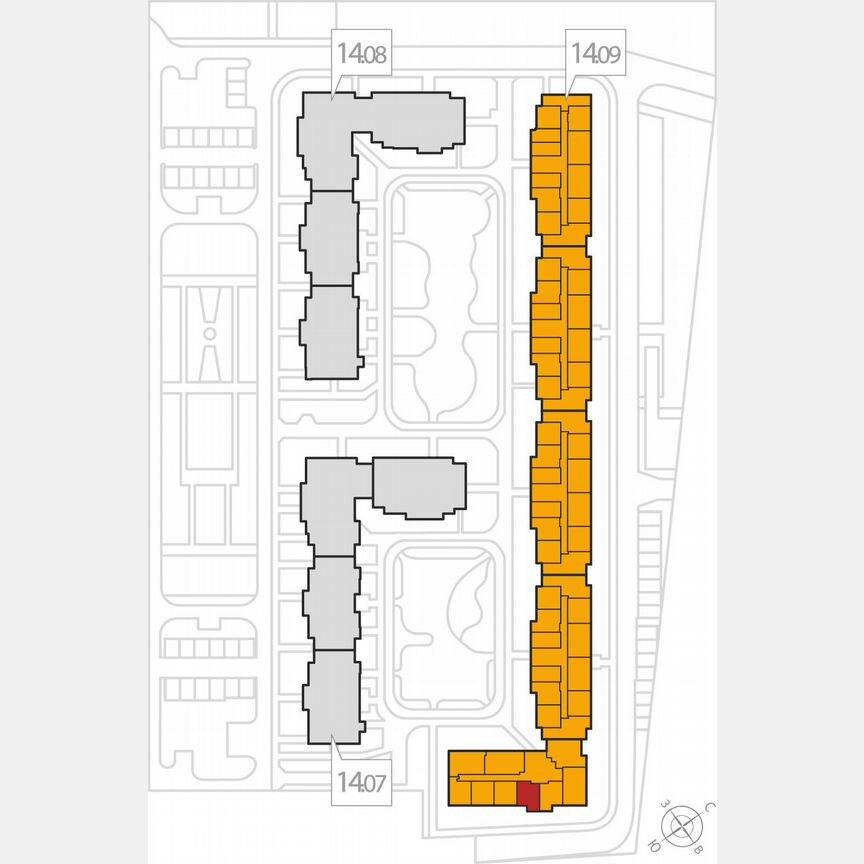 1-к. квартира, 39,2 м², 7/8 эт.