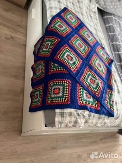 Плед шерстяной ручная работа, 20080 см