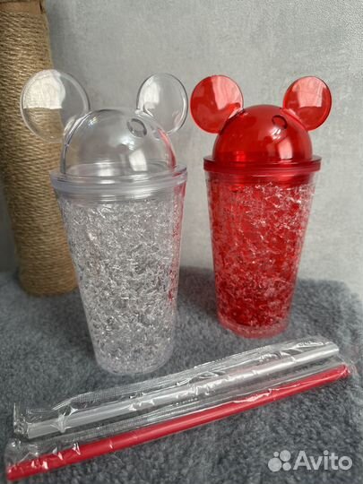 Стакан с трубочкой