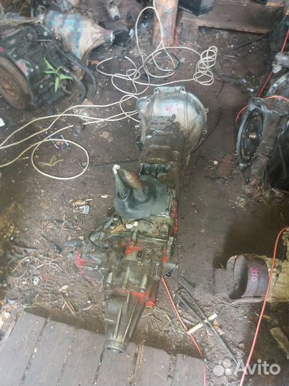 МКПП Митсубиси Паджеро 2 4d56 в сборе с раздаткой