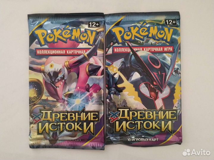 Бустеры карточек Покемон. Древние истоки